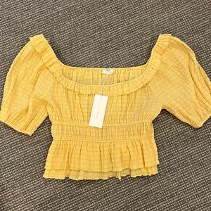 Lush yellow top